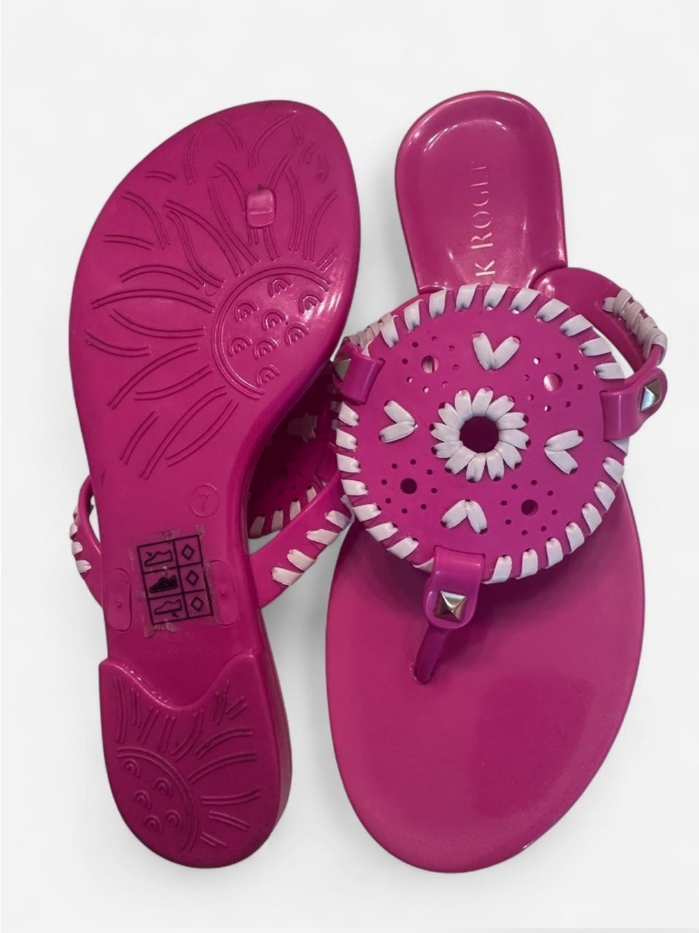 Jack Rogers Georgica Jelly Sandals - Pink - Picture 5 of 5